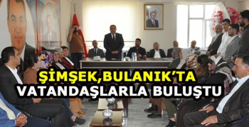AK Parti Muş Milletvekili Şimşek, Bulanık'ta vatandaşlarla bir araya geldi