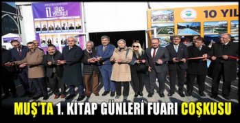 Muş’ta 1. Kitap Günleri Fuarı coşkusu