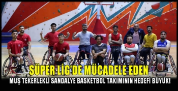 Süper Lig’de mücadele eden Muş Tekerlekli Sandalye Basketbol takımının hedefi büyük!