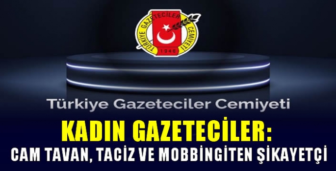 Kadın Gazeteciler: Cam Tavan, Taciz ve Mobbingiten şikayetçi