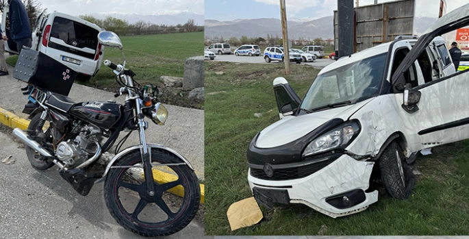 Kamyonetle çarpışan motosikletin sürücüsü öldü