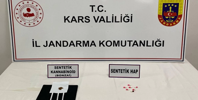Kars'ta aracına gizlediği uyuşturucuyla yakalanan sürücüye gözaltı