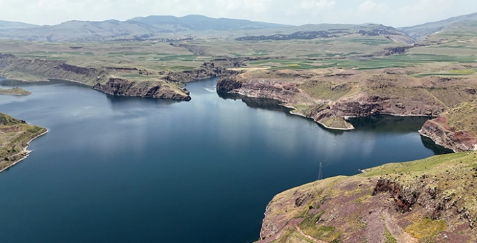 Kars'taki Karakurt HES Barajı'nın doluluk oranı yüzde 85'e ulaştı