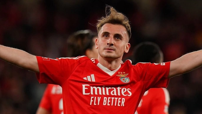 Kerem Aktürkoğlu'nun gol attığı maçta Benfica, AVS'yi 6-0 mağlup etti