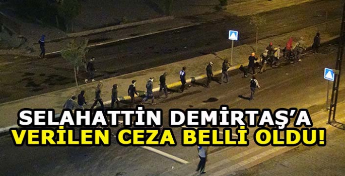 Kobani davasında karar: Selahattin Demirtaş'a 28 yıl 6 ay hapis cezası