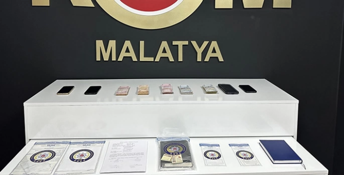 Malatya'da tefecilik operasyonunda 3 şüpheli tutuklandı