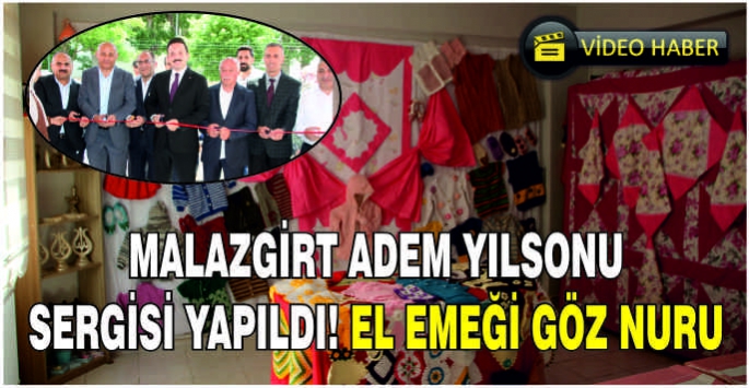Malazgirt ADEM yılsonu sergisi yapıldı! El emeği göz nuru