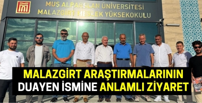 Malazgirt Araştırmalarının Duayen İsmi Prof. Dr. Adnan Çevik’e Muş’tan Özel Ziyaret