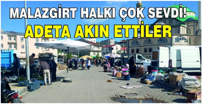 Malazgirt halkı çok sevdi!Adeta akın ettiler