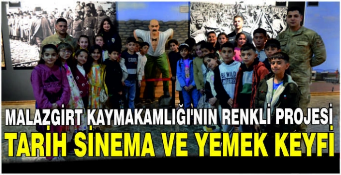 Malazgirt Kaymakamlığı'nın renkli projesi: Tarih, sinema ve yemek keyfi