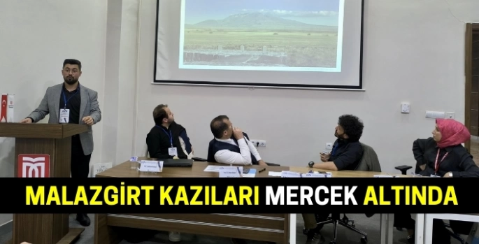 Malazgirt kazıları mercek altında: Malazgirtli öğrenciden dikkat çeken sunum