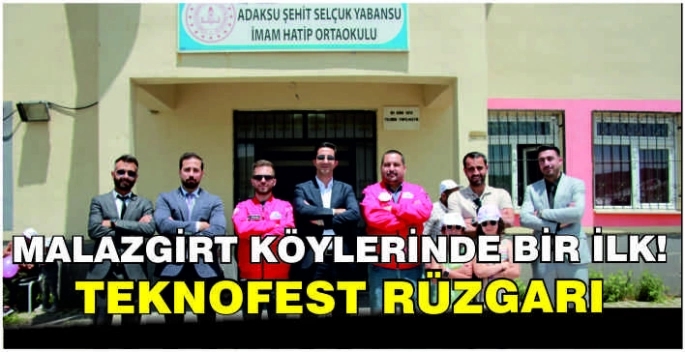 Malazgirt köylerinde bir ilk! Teknofest rüzgarı