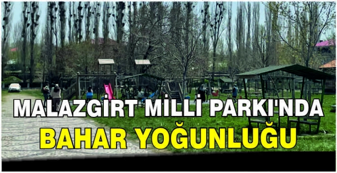 Malazgirt Milli Parkı'nda bahar yoğunluğu