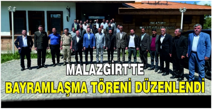 Malazgirt’te bayramlaşma töreni düzenlendi