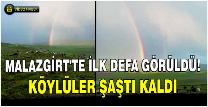 Malazgirt’te ilk defa görüldü! Köylüler şaştı kaldı