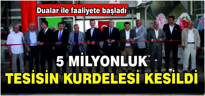 Malazgirt Ziraat Odası'nın tohum eleme tesisi hizmete açıldı!