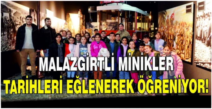 Malazgirtli minikler tarihleri eğlenerek öğreniyor