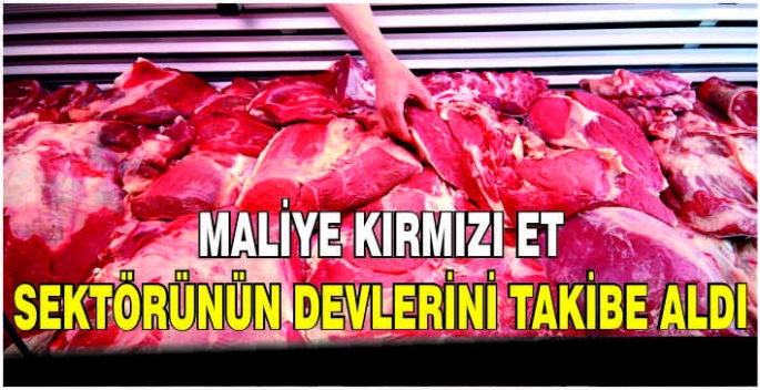 Maliye kırmızı et sektörünün devlerini takibe aldı