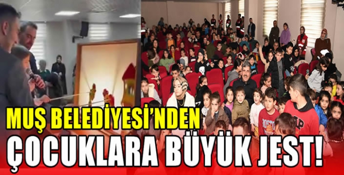 Muş Belediyesi’nden çocuklara büyük jest! 