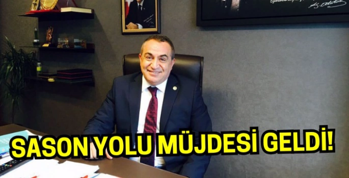 Muş Milletvekili Şimşek'ten Sason yolu müjdesi!