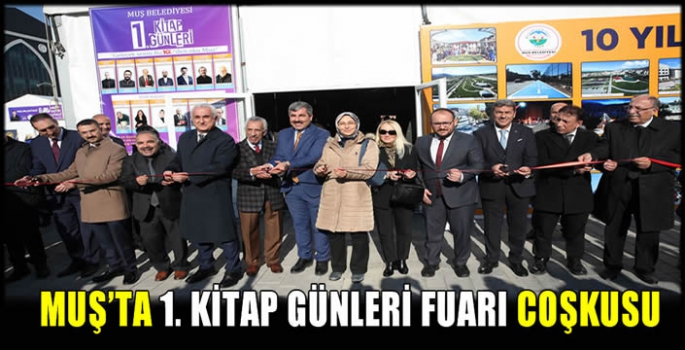 Muş’ta 1. Kitap Günleri Fuarı coşkusu