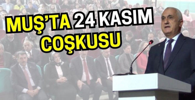 Muş'ta 24 Kasım Öğretmenler günü