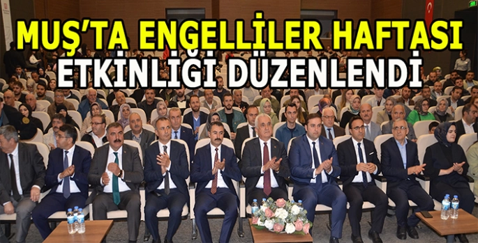Muş'ta Engelliler Haftası dolayısıyla etkinlik düzenlendi