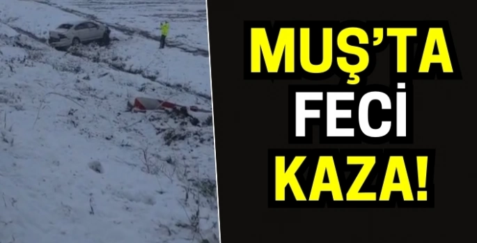 Muş’ta feci kaza: 2’si ağır 4 yaralı!
