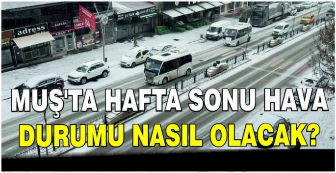 Muş’ta hafta sonu hava durumu nasıl olacak?