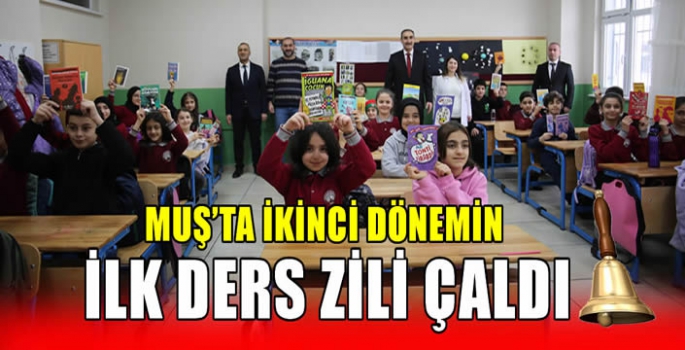 Muş’ta ikinci dönemin ilk ders zili çaldı