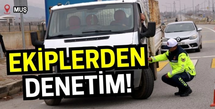 Muş'ta jandarma ekipleri lastik denetiminde!