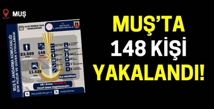 Muş'ta jandarmadan 