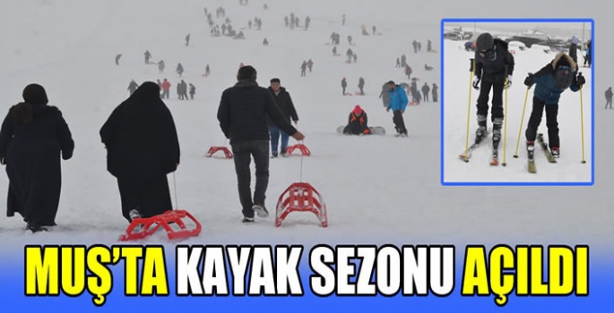 Muş’ta kayak sezonu açıldı