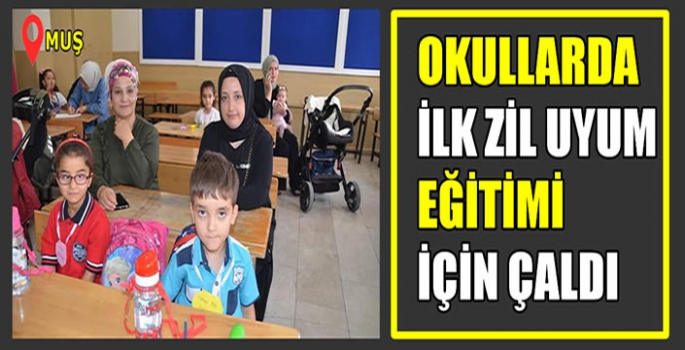 Muş'ta okullarda uyum programı başladı