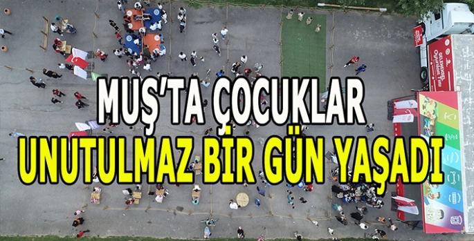 Muş’ta unutulmaz gün: Geleneksel Oyunlar Tırı Muş'ta çocuklarla buluştu