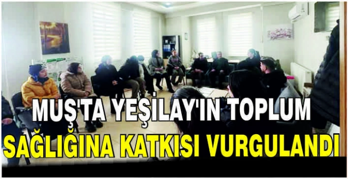 Muş’ta Yeşilay’ın toplum sağlığına katkısı vurgulandı