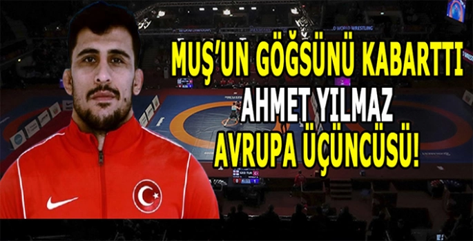 Muş’un ismi Avrupa’da yankılandı: MAUN öğrencisi Yılmaz Avrupa üçüncüsü!