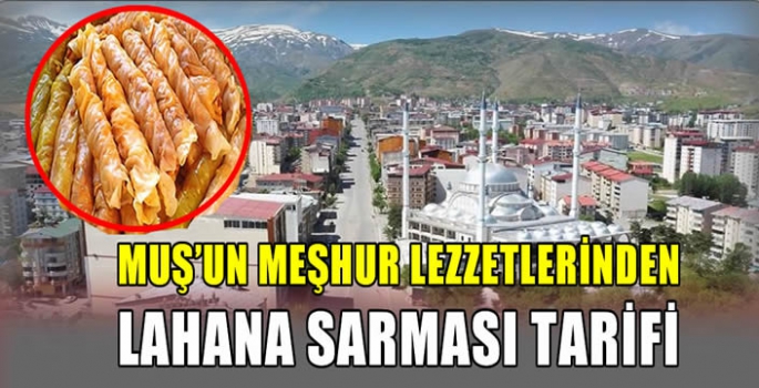 Muş'un Meşhur Lezzetlerinden Lahana Sarması tarifi