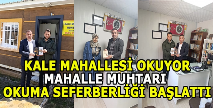 Muş’un okuyan mahallesi: Muhtar okuma seferberliği başlattı!