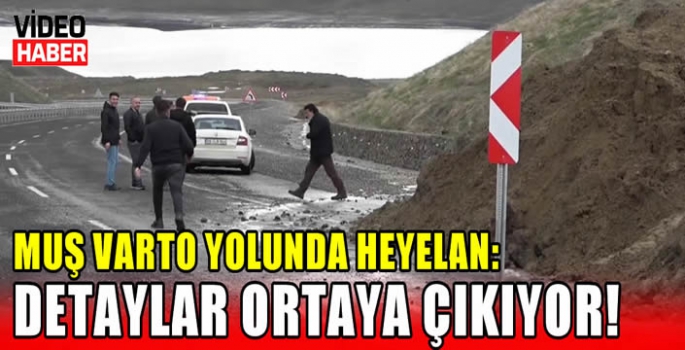 Muş Varto yolunda heyelan: Detaylar ortaya çıkıyor!