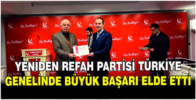 Muş Yeniden Refah Partisi Türkiye genelinde büyük başarı elde etti