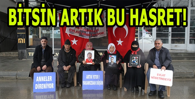 Muşlu aileler evlat nöbetinde: Teslim olun!