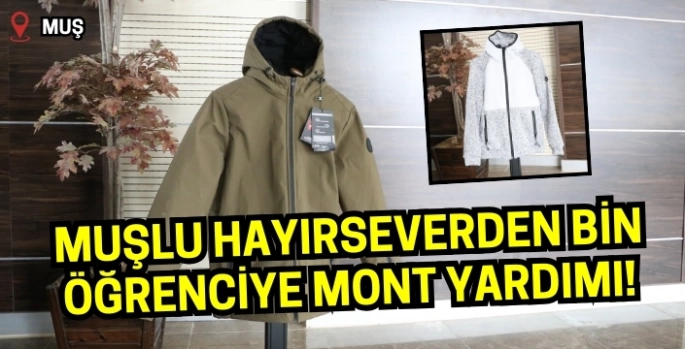Muşlu Hayırsever İş İnsanından Öğrencilere Destek