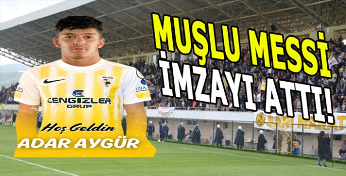 Muşlu Messi memleketine döndü: Muşspor’a imza attı!