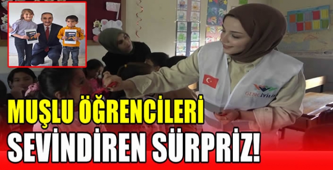 Muşlu öğrencileri sevindiren sürpriz! 