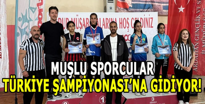 Muşlu sporculardan büyük zafer! Türkiye Şampiyonasına katılacaklar