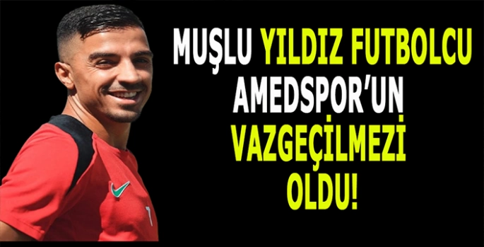 Muşlu yıldız futbolcu Amedspor’u sırtlamaya devam ediyor: Takımın vazgeçilmezi oldu!