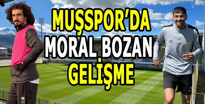 Muşspor’da büyük şok: İki yıldız birden sakatlandı!