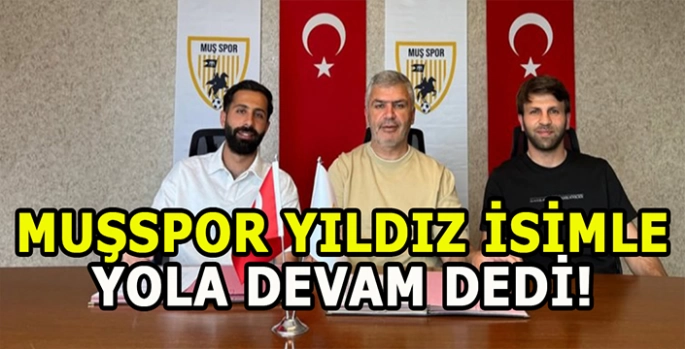 Muşspor’da iç transfer hareketliliği başladı: Yıldız oyuncu ile yola devam!