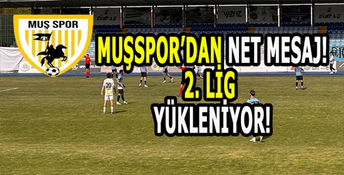Muşspor deplasmanda patladı: Yarı Finale göz kırptı!